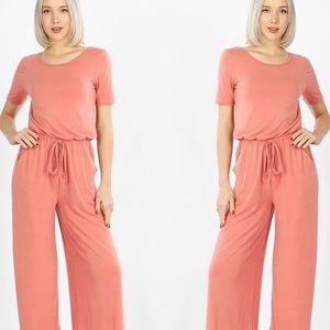 The Tori Jumpsuit - Rose